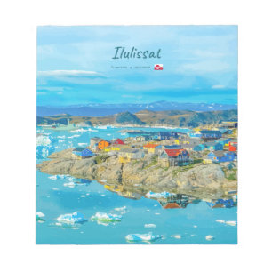 Bloc-note Ilulissat, Groenland - Ville des Icebergs
