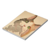 Bloc-note I'm All Ears : Calico Cat Portrait (Tourné)
