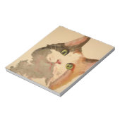 Bloc-note I'm All Ears : Calico Cat Portrait (Tourné)