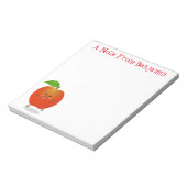 Bloc-note Image de dessin animé de apple kawaii chantant mig (Tourné)