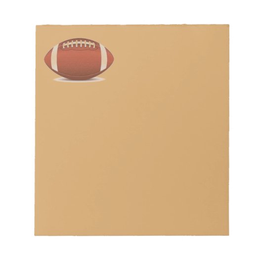 BLOC-NOTE IMAGE DE FOOTBALL SUR OBJETS (Devant)