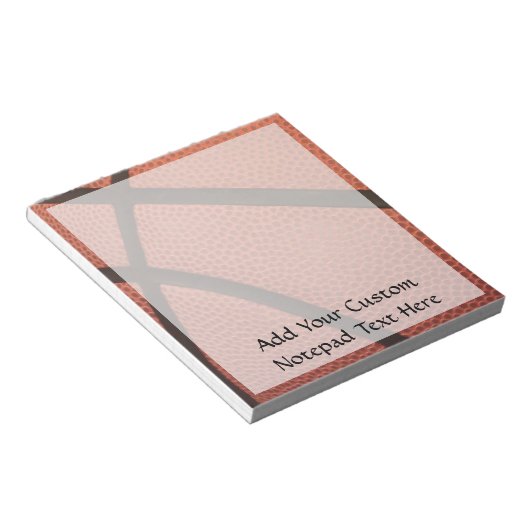 Bloc-note Image de sport de basket-ball (Incliné)