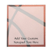 Bloc-note Image de sport de basket-ball (Devant)