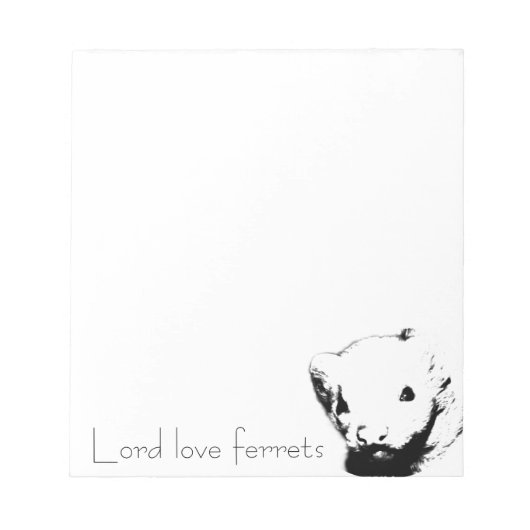 Bloc-note Image du Ferret migre (Devant)