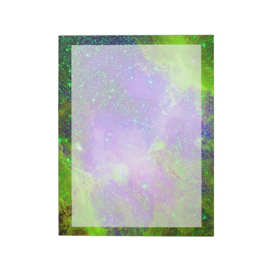 Bloc-note Image spatiale de la Galaxie imaginaire Nebula, (Tourné)