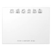 Bloc-note Immobilier en ligne simple (Devant)