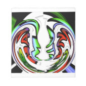 Bloc-note Impression Abstrait Face Hakuna Matata (Devant)