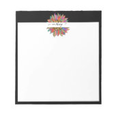 Bloc-note Impression arc-en-ciel et léopard personnalisée   (Devant)