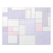 Bloc-note Impression blanc rose rose clair (Devant)