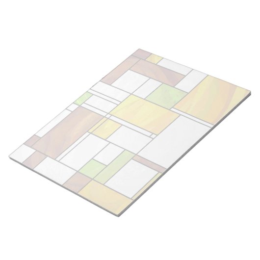 Bloc-note Impression Brown jaune vert (Incliné)