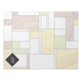 Bloc-note Impression Brown jaune vert (Devant)