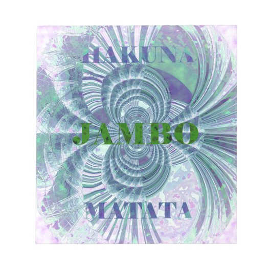 Bloc-note Impression d'art Aurora Matata (Devant)