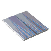 Bloc-note Impression d'art chevron bleu, violet, gris (Incliné)