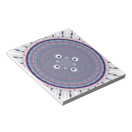 Bloc-note Impression d'art de conception radiale (Incliné)