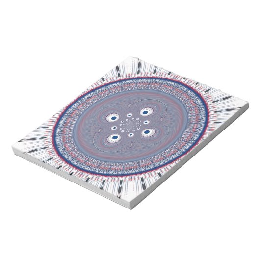 Bloc-note Impression d'art de conception radiale (Tourné)