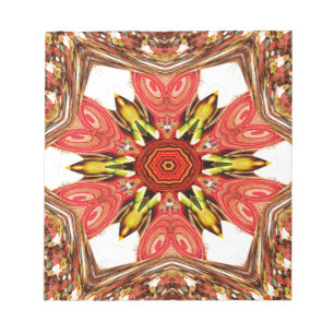 Bloc-note Impression d'art floral Doodle