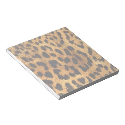 Bloc-note Impression de fourrure Leopard (Incliné)