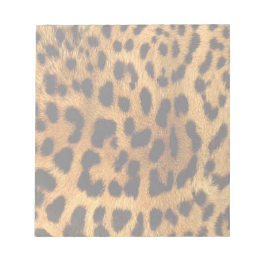 Bloc-note Impression de fourrure Leopard (Devant)