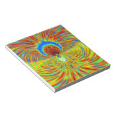 Bloc-note Impression de Kaleidoscope coloré (Incliné)