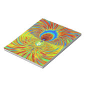 Bloc-note Impression de Kaleidoscope coloré (Tourné)