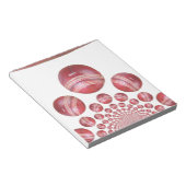 Bloc-note Impression de la balle de cricket de Sports Lover (Incliné)