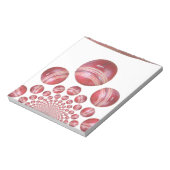 Bloc-note Impression de la balle de cricket de Sports Lover (Tourné)