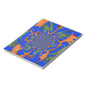 Bloc-note Impression de l'Arbre Acacia Kaleidoscope (Tourné)