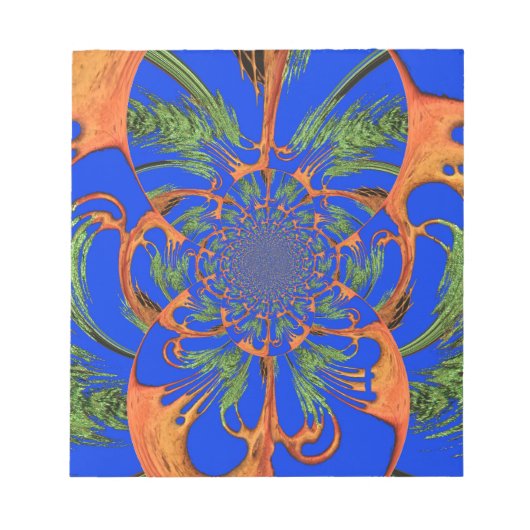 Bloc-note Impression de l'Arbre Acacia Kaleidoscope (Devant)