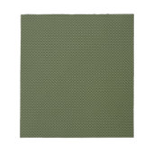 Bloc-note Impression de style Fibre de carbone vert de l'Arm (Devant)