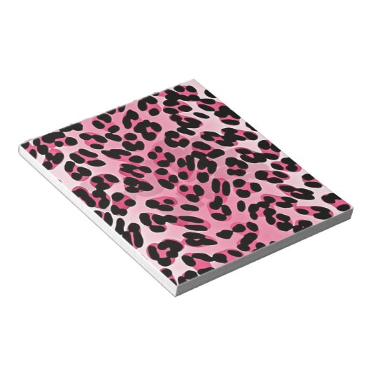 Bloc-note Impression guépard rose RAB Rockabilly (Incliné)