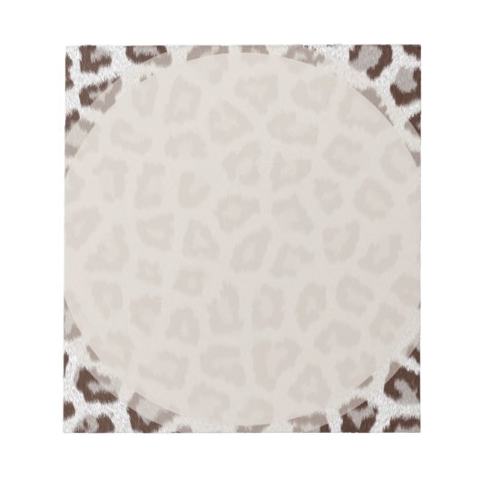 Bloc-note Impression Jaguar (Devant)