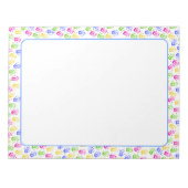 Bloc-note Impression manuelle colorée pour enfants (Devant)