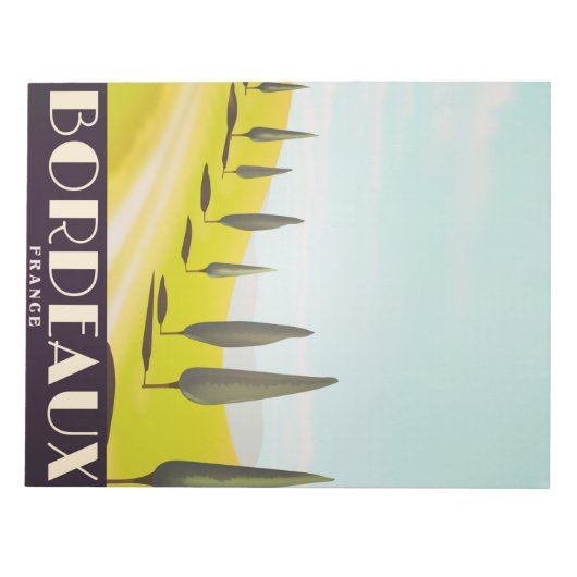 Bloc-note Impression marguerrière. (Devant)