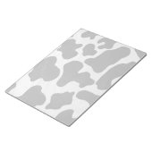 Bloc-note Impression noire et blanche de vache (Incliné)