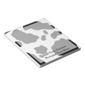 Bloc-note Impression personnalisée de vache amusante (Incliné)