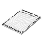 Bloc-note Impression Zebra (Tourné)