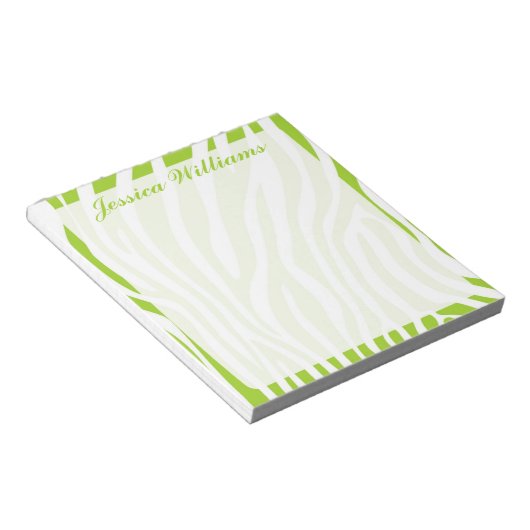 Bloc-note Impression Zebra (Incliné)