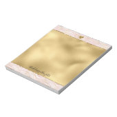 Bloc-note Impression Zebra Or Glam Rose (Tourné)