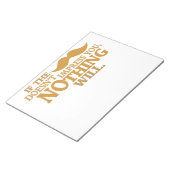 Bloc-note Impressive Moustache custom color notepad (Incliné)