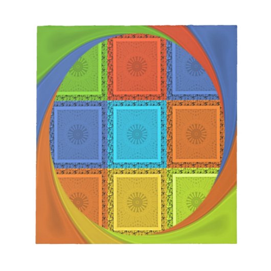 Bloc-note Imprimer À damiers (Devant)