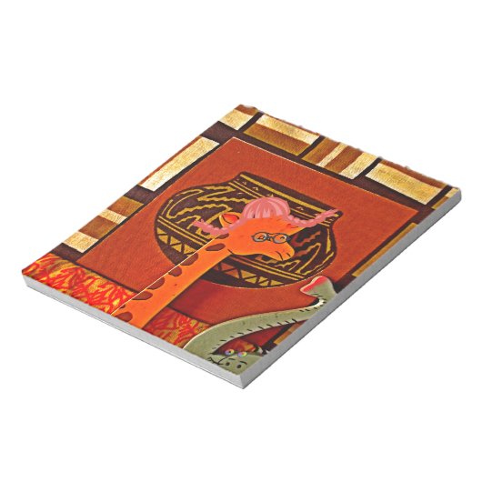 Bloc-note Imprimer Casquette Giraffe (Tourné)