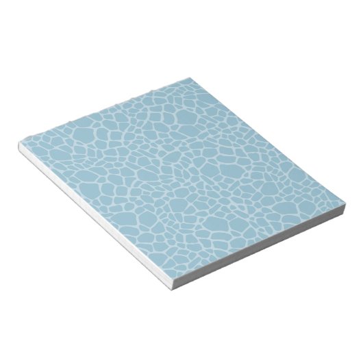Bloc-note Imprimer Giraffe Bleue (Incliné)