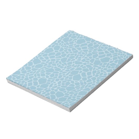 Bloc-note Imprimer Giraffe Bleue (Tourné)