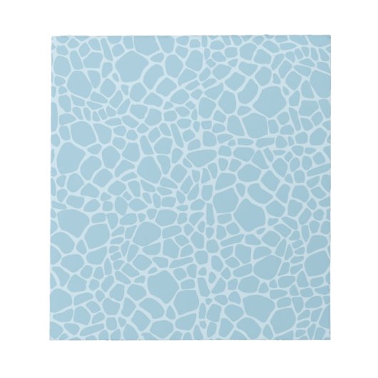 Bloc-note Imprimer Giraffe Bleue (Devant)