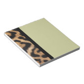 Bloc-note Imprimer la photo de la fourrure Jaguar (Incliné)