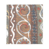 Bloc-note Imprimer Motif Africain vintage (Devant)