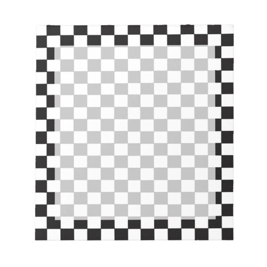 Bloc-note Indicateur À damiers (Devant)