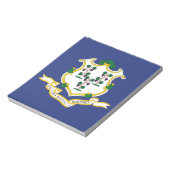 Bloc-note Indicateur d'état Connecticut (Tourné)