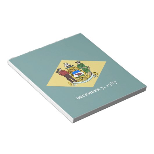 Bloc-note Indicateur d'état du Delaware (Incliné)