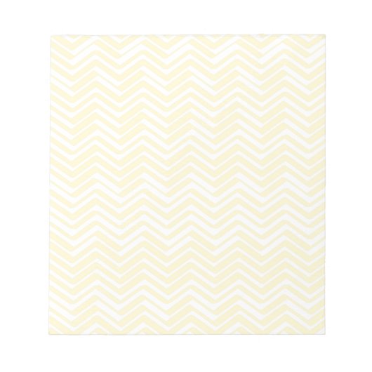 Bloc-note Indie Chevron Gold et Motif blanc (Devant)